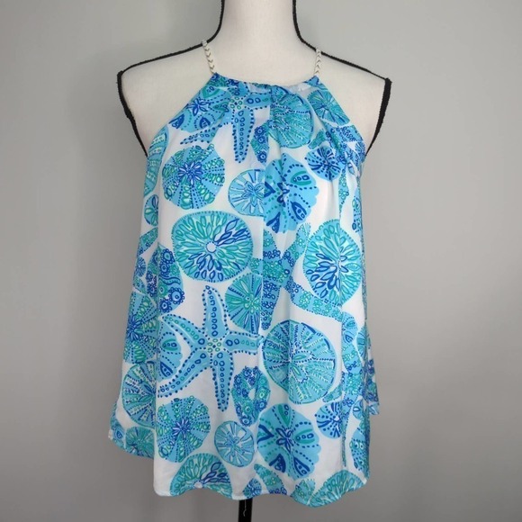 Lilly Pulitzer‎ for TARGET Blue Sea Urchin Tank Top - Picture 2 of 8